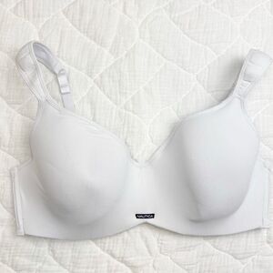 Nautica Women's Push Up Bra 38D White Adjustable Straps Seamless Cups